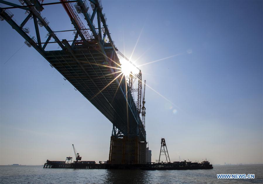 #CHINA-JIANGSU-TIANSHENGGANG CHANNEL BRIDGE-CLOSURE (CN)