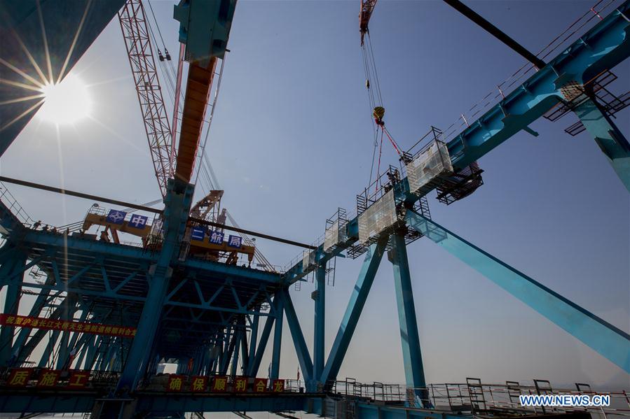 #CHINA-JIANGSU-TIANSHENGGANG CHANNEL BRIDGE-CLOSURE (CN)