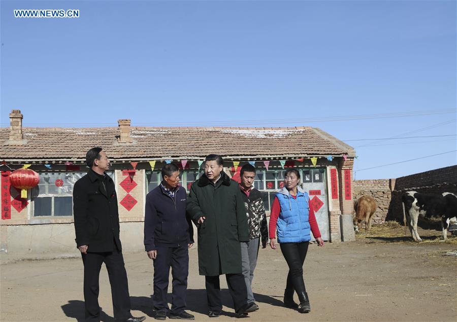 CHINA-HEBEI-XI JINPING-INSPECTION-POVERTY ALLEVIATION (CN)