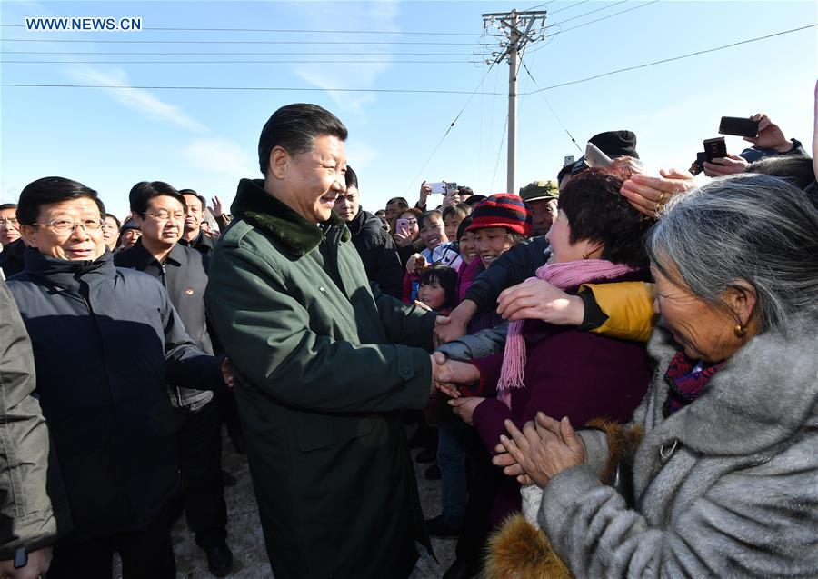 CHINA-HEBEI-XI JINPING-INSPECTION-POVERTY ALLEVIATION (CN)