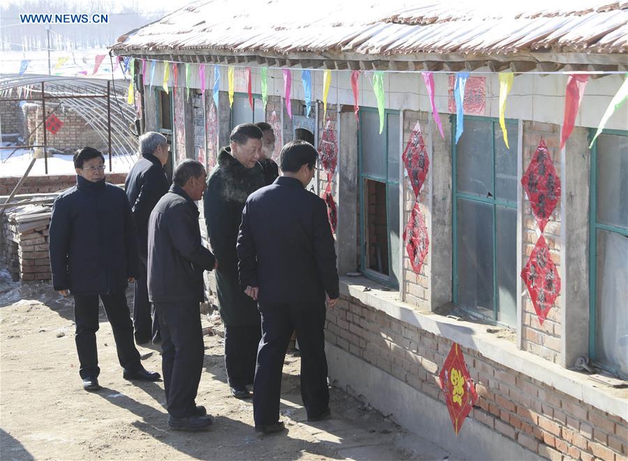 CHINA-HEBEI-XI JINPING-INSPECTION-POVERTY ALLEVIATION (CN)