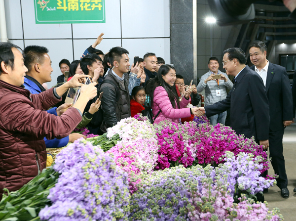 Premier Li visits Yunnan province