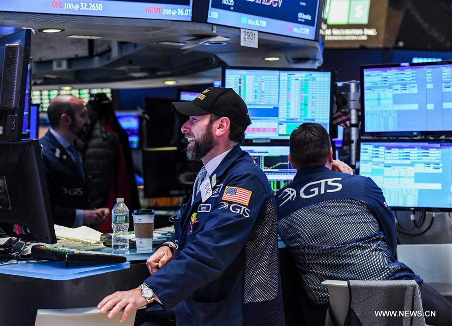 U.S.-NEW YORK-STOCKS-THE DOW JONES INDUSTRIAL AVERAGE-ABOVE 20,000