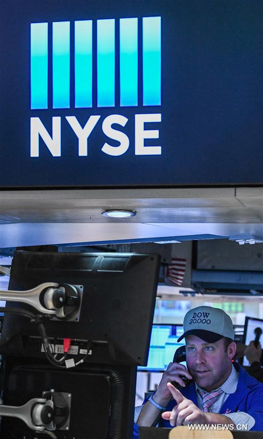 U.S.-NEW YORK-STOCKS-THE DOW JONES INDUSTRIAL AVERAGE-ABOVE 20,000