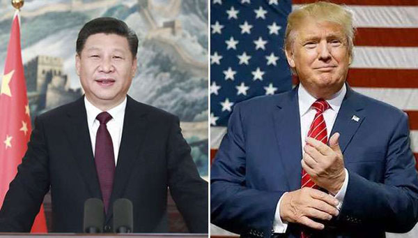 US President Donald Trump has sent a message to Chinese President Xi Jinping, wishing the Chinese people a happy Lantern Festival, which marks the last day of the Chinese New Year holiday, as well as a prosperous Year of the Rooster. [Photo/Xinhua]