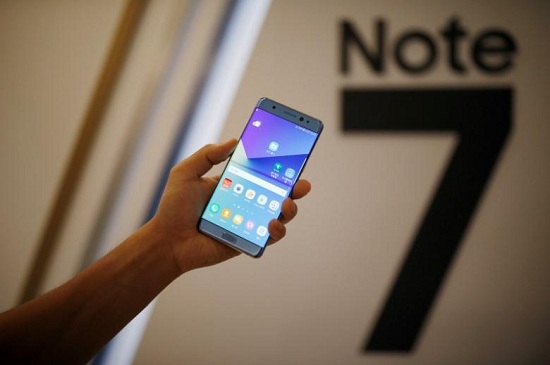 Samsung Note 7 [File photo / Xinhua]