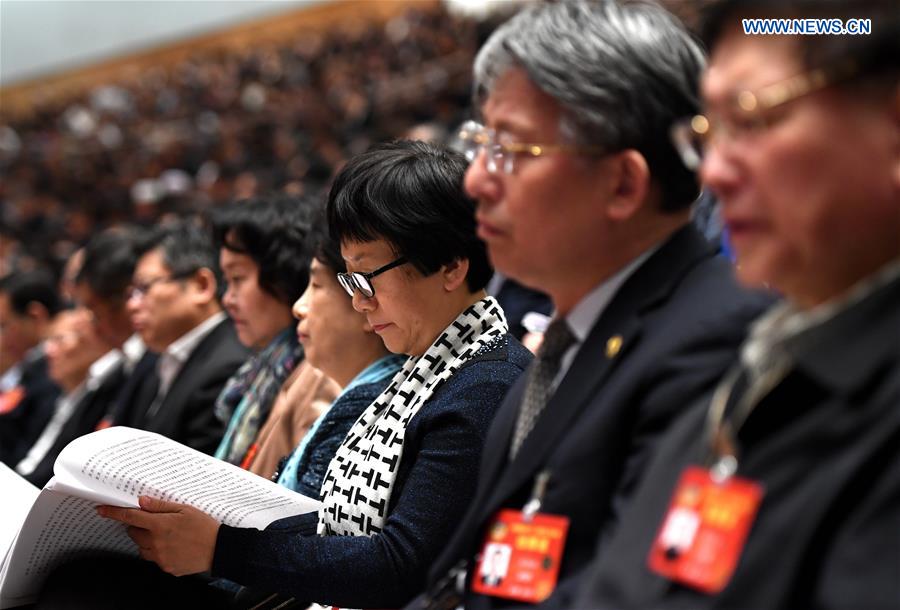 (TWO SESSIONS)CHINA-BEIJING-NPC-THIRD PLENARY MEETING (CN)