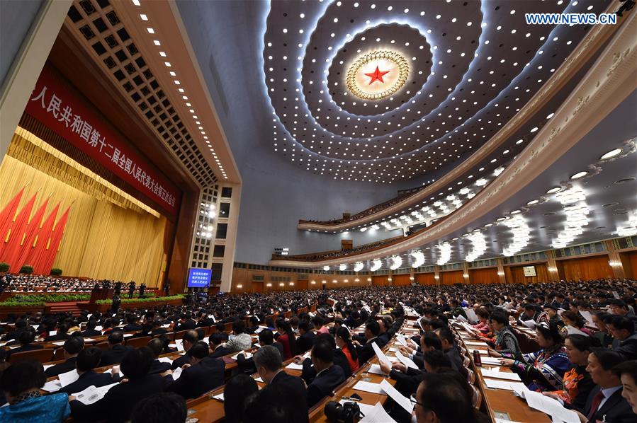 (TWO SESSIONS)CHINA-BEIJING-NPC-THIRD PLENARY MEETING (CN)