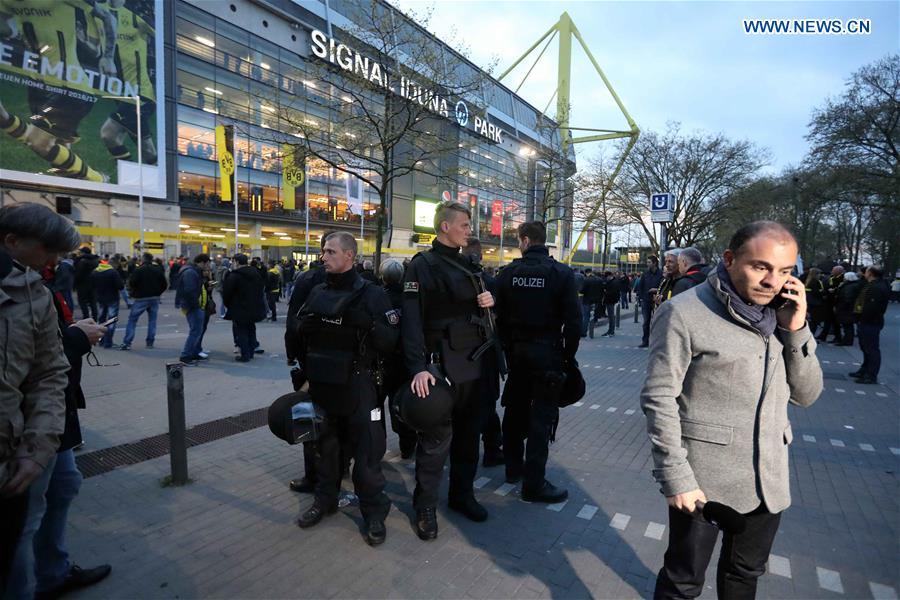 GERMANY-DORTMUND-SOCCER TEAM-BUS-EXPLOSION