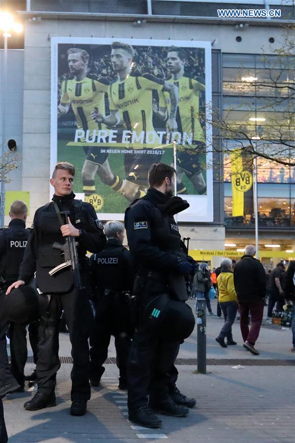 GERMANY-DORTMUND-SOCCER TEAM-BUS-EXPLOSION