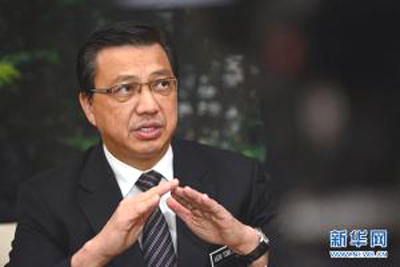  Malaysian Transport Minister Liow Tiong Lai. [File photo/Xinhua] 
