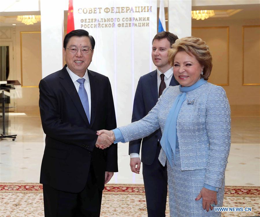 China, Russia eye stronger partnership as top Chinese legislator visits Moscow