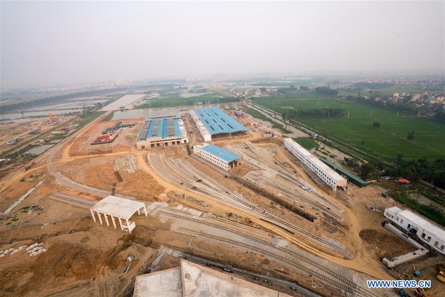 China-constructed railway project under construction in Vietnam
