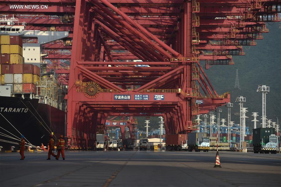 In pics: container terminal of Zhoushan Port in China's Ningbo