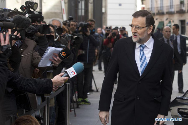 Spanish Prime Minister Mariano Rajoy (File photo / Xinhua)