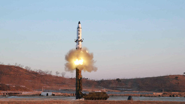 DPRK confirms test firing another ballistic missile [File photo / CGTN]