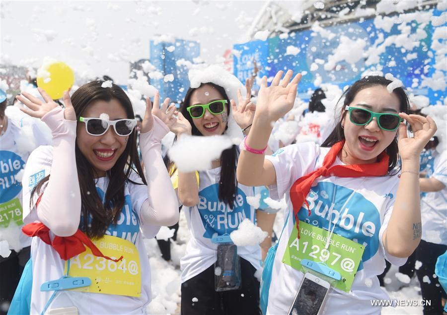 #CHINA-SHENYANG-BUBBLE RUN(CN)