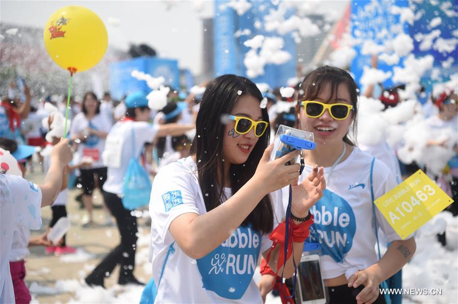 #CHINA-SHENYANG-BUBBLE RUN(CN)