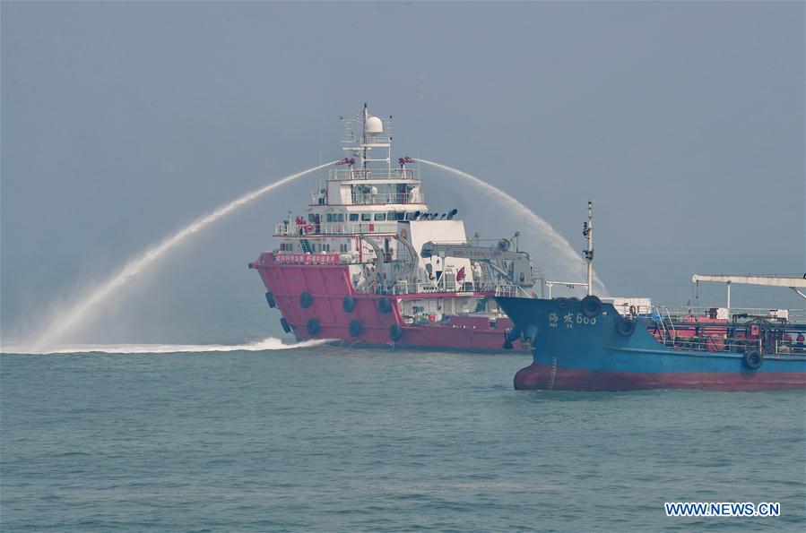 CHINA-HEBEI-OCEAN-OIL SPILLING-DRILL (CN)
