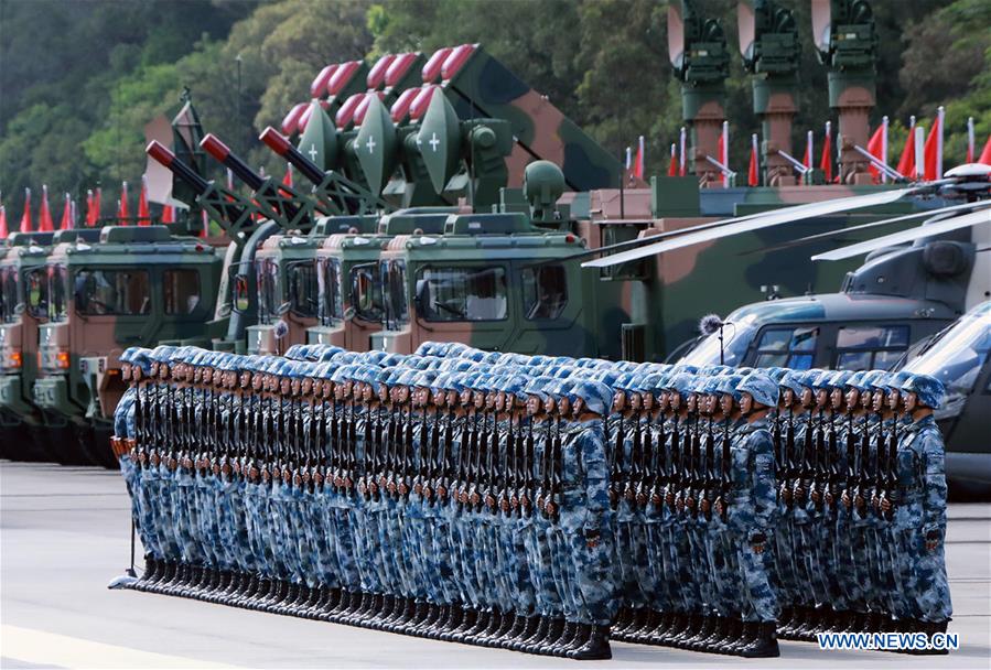 CHINA-HONG KONG-20TH ANNIVERSARY-PLA GARRISON-INSPECTION (CN)