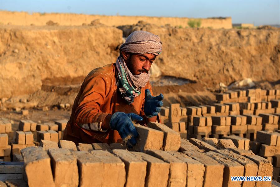 AFGHANISTAN-KANDAHAR-BRICK FACTORY