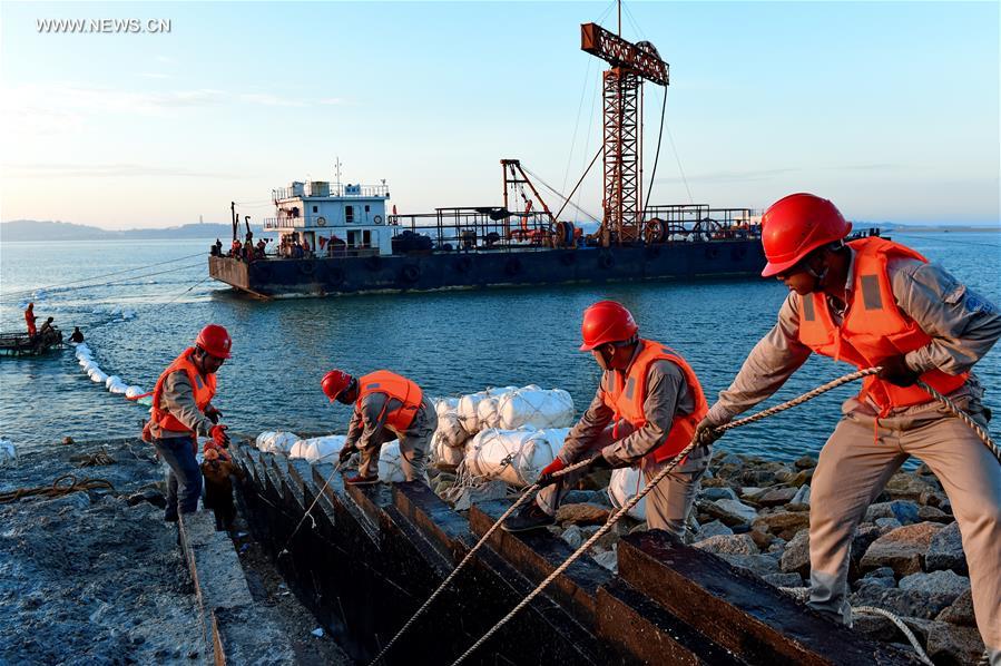 CHINA-FUJIAN-MEIZHOU ISLAND-UNDERSEA CABLE (CN)