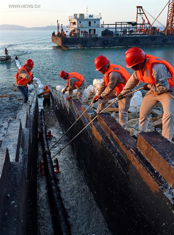 CHINA-FUJIAN-MEIZHOU ISLAND-UNDERSEA CABLE (CN)