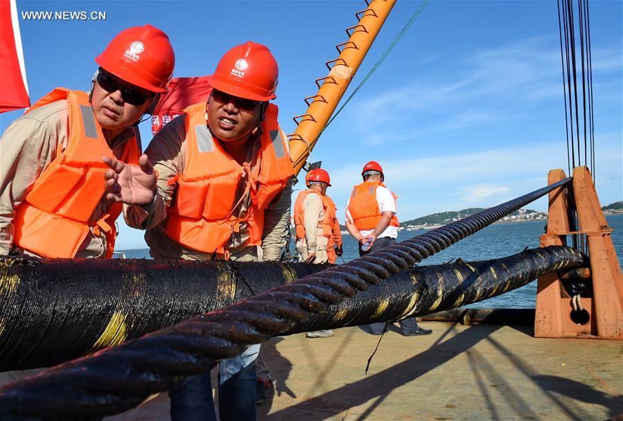 CHINA-FUJIAN-MEIZHOU ISLAND-UNDERSEA CABLE (CN)