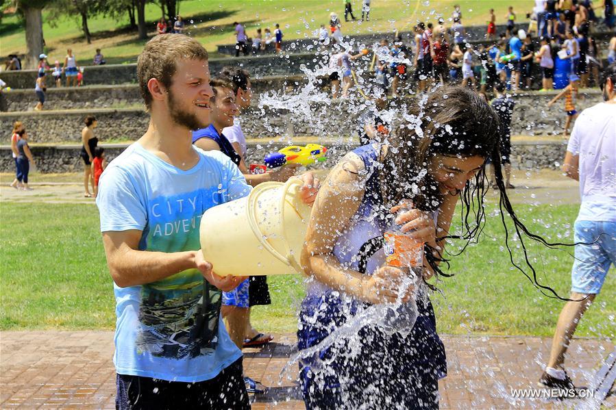 ARMENIA-YEREVAN-WATER FESTIVAL 