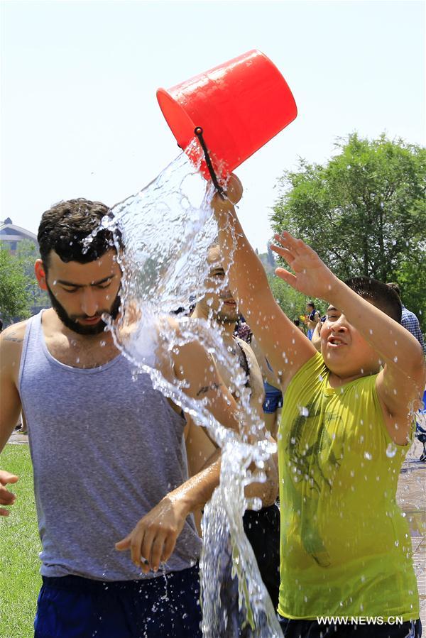 ARMENIA-YEREVAN-WATER FESTIVAL 