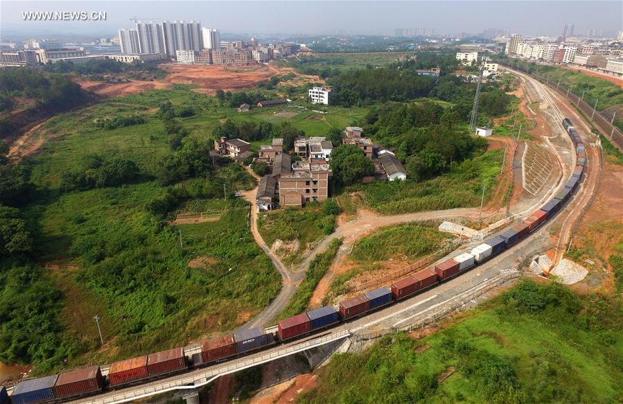 Cargo train services launched between China's Ganzhou, Kazakhstan