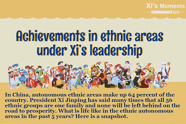 Achievements in ethnic areas