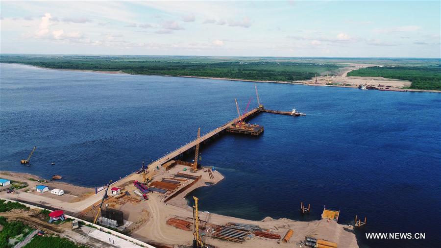 CHINA-RUSSIA-HEILONGJIANG BRIDGE-CONSTRUCTION (CN)
