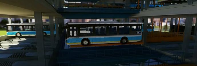 Beijing plans to start contruction of seven parking garages for public buses this year. [Photo: BTV]