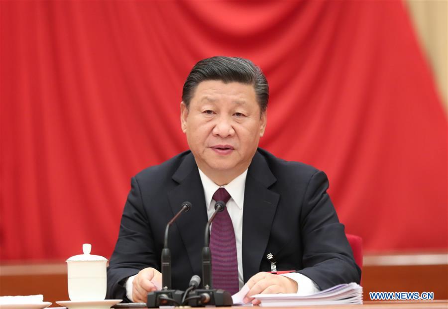 Xi Jinping, general secretary of the Communist Party of China (CPC) Central Committee, speaks at the Seventh Plenary Session of the 18th CPC Central Committee in Beijing, capital of China. The plenum was held from Oct. 11 to 14 in Beijing. [Photo/Xinhua]