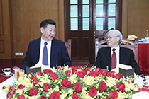 President Xi hails solid China-Vietnam ties
