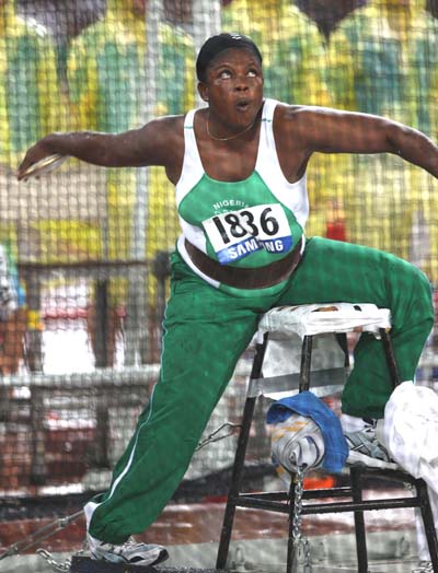 Photos: Nigeria wins Women's Discus Throw F57/58 gold