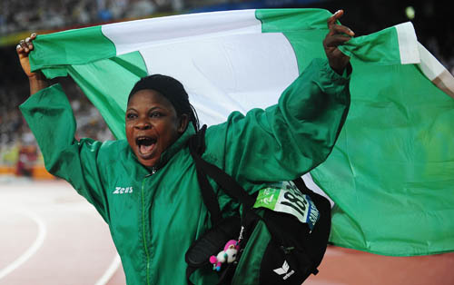 Photos: Nigeria wins Women's Discus Throw F57/58 gold