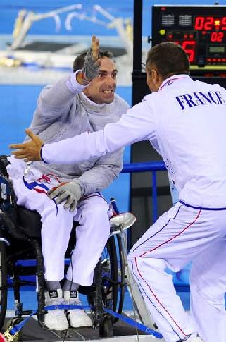 Photos: Laurent Francois of France wins Men's Individual Sabre Category B gold