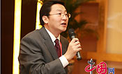 China.org.cn Deputy Director Wang Xiaohui speaks at the India-China Development Forum, which is held in Beijing on March 30, 2010 to mark the 60th anniversary of China-India diplomatic relations.[China.org.cn]