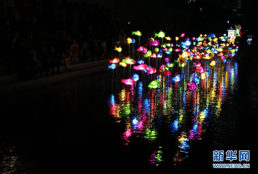 （晚报）（4）韩国首尔举行2012首尔灯节