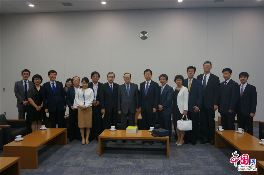CIPG delegation meets with former Japanese Prime Minister Yasuo Fukuda. [China.org.cn]