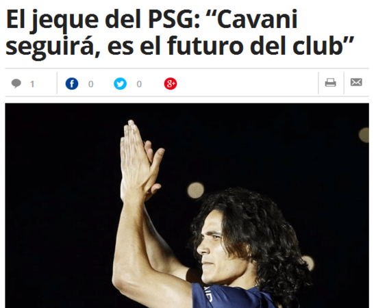 巴黎主席确认神锋留队 尤文马竞难挖前意甲金靴