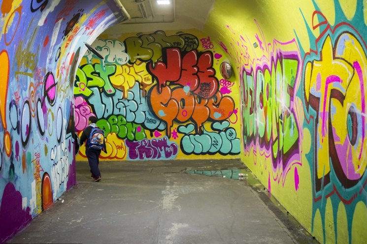 超级炫酷涂鸦艺术走廊