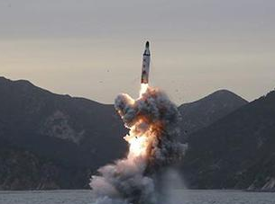 朝鲜今晨发射3枚弹道导弹