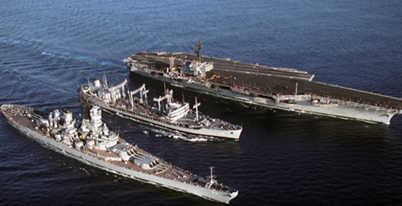战列舰与航母长期并肩作战