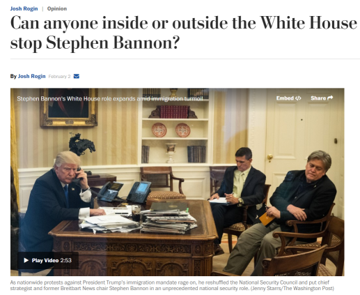 白宫唯一不穿西服的男人，被称“班农总统”无人能挡？