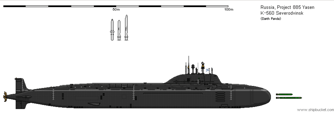 俄新一代航母杀手亚森级攻击核潜艇性能解读