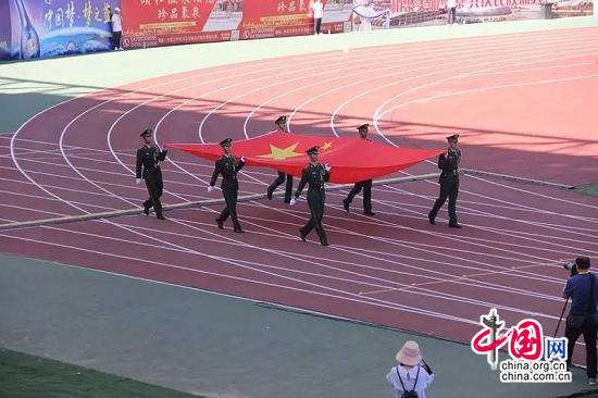 内蒙古自治区第九届少数民族传统体育运动会开幕 内蒙古自治区第九届少数民族传统体育运动会开幕