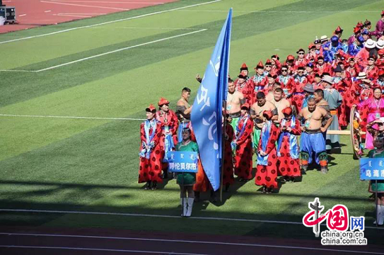 内蒙古自治区第九届少数民族传统体育运动会开幕 内蒙古自治区第九届少数民族传统体育运动会开幕